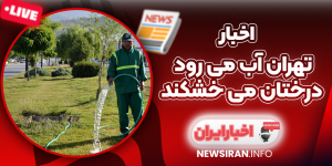 تهران آب می‌ رود درختان می‌ خشکند