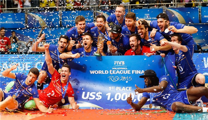 قهرمانی فرانسه در المپیک والیبال