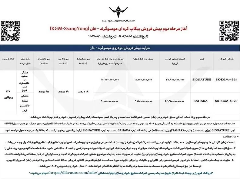 فروش وانت گردن کلفت کره ای