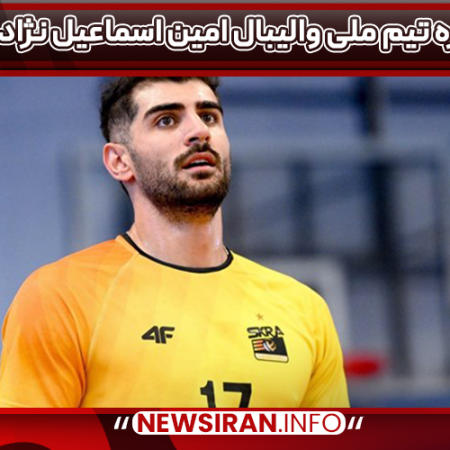 ستاره تیم ملی والیبال امین اسماعیل نژاد