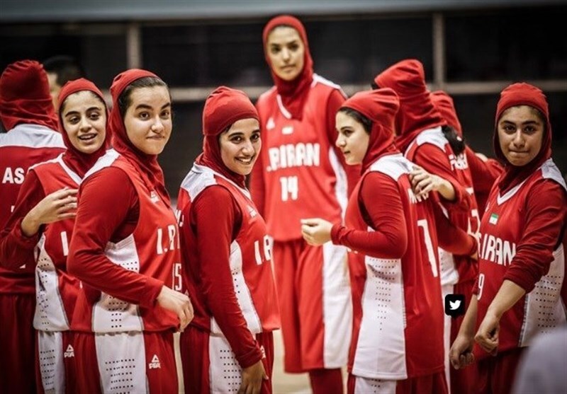 دومین برد دختران بسکتبال ایران در غرب آسیا
